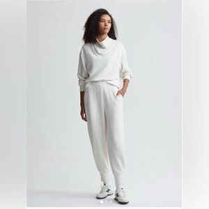 Varley Relaxed Pant 25” inseam Ivory Marl